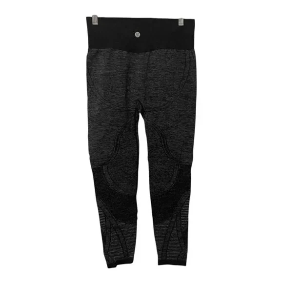 Running Girl XL Grey Heather Compression Leggings - Picture 5 of 8